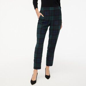 J. Crew Jamie Pant Black Watch Plaid Tartan Size 10 Tall